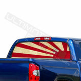 Flags Decals Window See Thru Stickers Perforated for Toyota Tundra 2016 2017 us