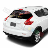 Flags Design Decals Window See Thru Stickers Perforated for Nissan Juke 2020