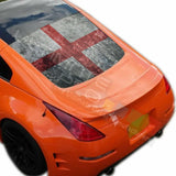 Flags Designs Decals Window See Thru Stickers Perforated for Nissan 350z 2019