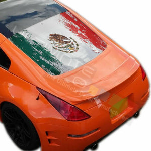 Flags Designs Decals Window See Thru Stickers Perforated for Nissan 350z 2019