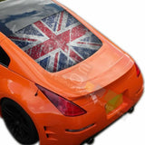 Flags Designs Decals Window See Thru Stickers Perforated for Nissan 350z 2019