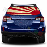 Flags Designs Window See Thru Stickers Perforated for Subaru Outback 2018 2019