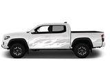 Decal For TOYOTA TACOMA Side Flames Door Design Vinyl Sticker