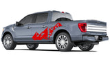 All Terrain Mountain look wrap 14th Gen Graphic veterans Graphics Crewcab cab 2X Side design DECAL bar Sticker for Ford F150 wrap-thirteenth-generation decal CAB 2020 2021 2022 2023 XL XLT