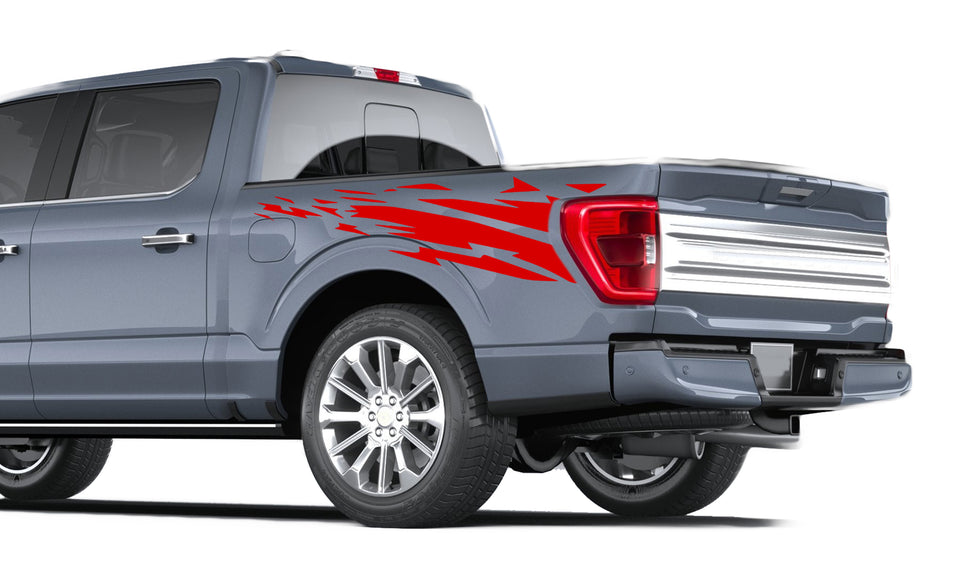 All Terrain Mountain look wrap 14th Gen Graphic veterans Graphics Crewcab cab 2X Side design DECAL bar Sticker for Ford F150 wrap-thirteenth-generation decal CAB 2020 2021 2022 2023 XL XLT