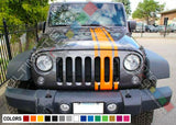 Full Body Stripe Graphing racing rally sticker for Jeep Wrangler JL 2018 2019