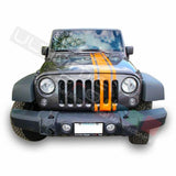 Full Body Stripe Graphing racing rally sticker for Jeep Wrangler JL 2018 2019