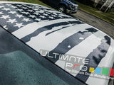 Roof USA Sticker Graphic Kit for Dodge Charger flag 2005 2006 2007 2008 2009 2010 2011 2012 2013