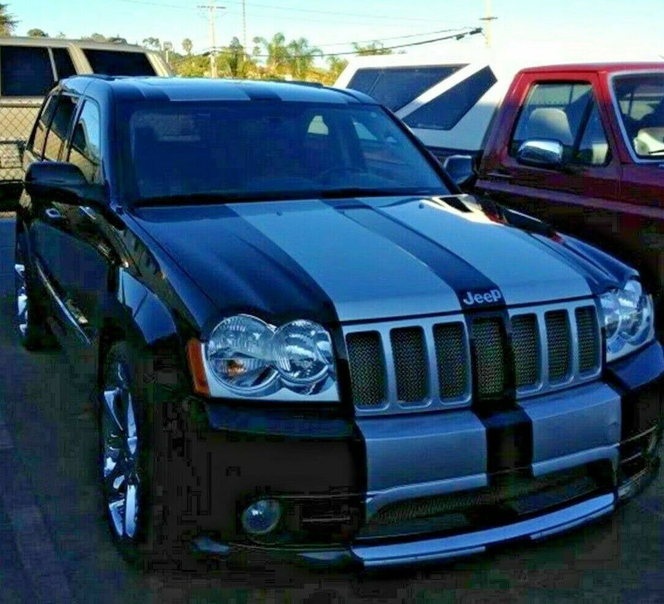 Full Sticker Decal Stripes for Jeep Grand Cherokee SRT8 Trim Body Lip Lamp Grill