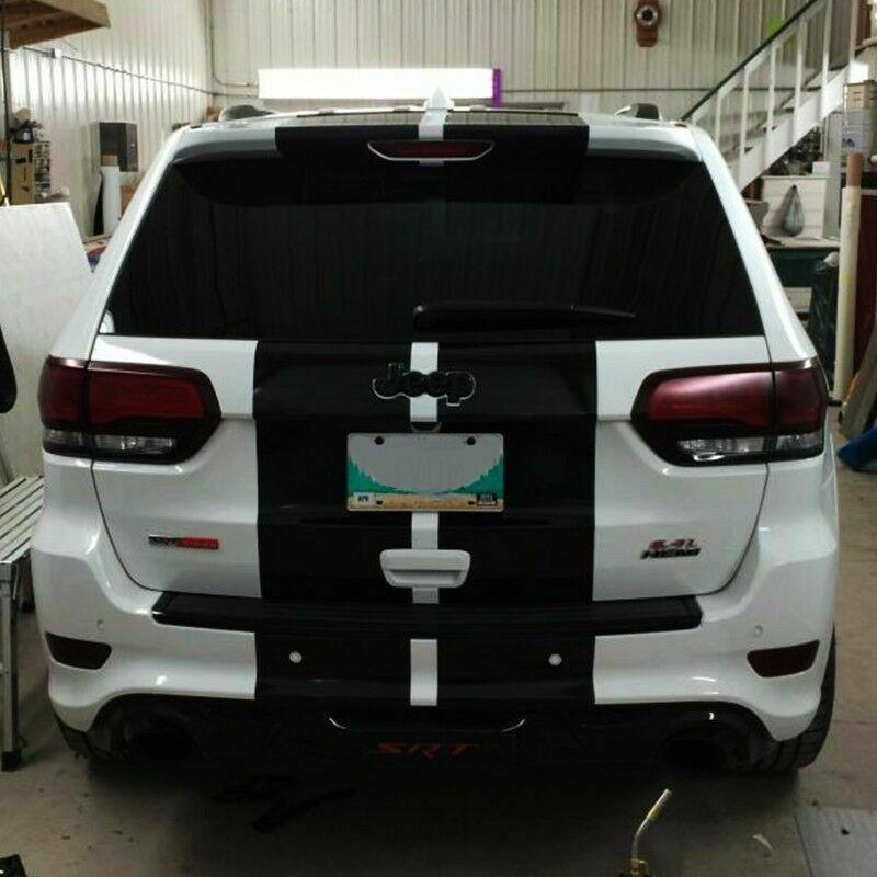 Full Sticker Decal Stripes for Jeep Grand Cherokee SRT8 Trim Body Lip Lamp Grill