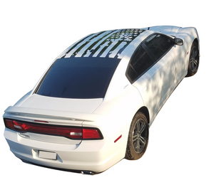 Roof USA Sticker Graphic Kit for Dodge Charger flag 2005 2006 2007 2008 2009 2010 2011 2012 2013