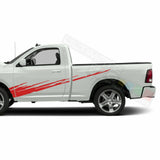 Graphic Brush Doors Stripes Wrap Decal Sticker for Dodge Regular Cab 2500