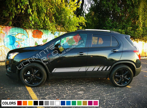 Graphic Decal Sticker Stripe kit for Chevrolet Trax Door Handle Mirror 2010 2013