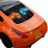 Graphic Designs Decals Window See Thru Stickers Perforated for Nissan 350z 2019