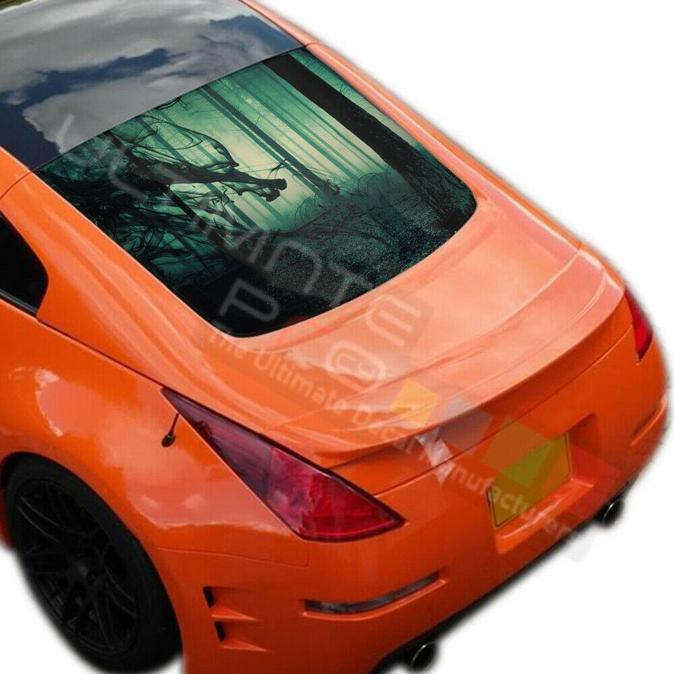 Graphic Designs Decals Window See Thru Stickers Perforated for Nissan 350z 2019