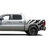 Graphic Side Bed Stripes Decal Sticker for Dodge Ram Crew Cab str8 1500 Ram Horn