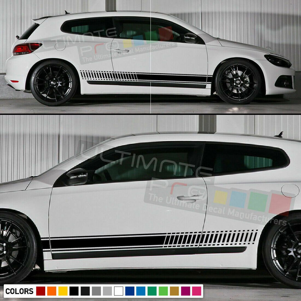 Graphic Stripe Kit for VW Volkswagen Scirocco R Mirror Cover 2013 2014 2015 2016