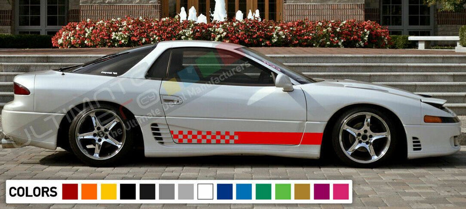 Graphics Stripe body kit set For Mitsubishi 3000GT VR-4 Dodge Stealth RT CARBON