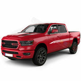 Horn Graphic Side Bed Stripes Decal Sticker for Dodge Ram Crew Cab 1500 SRT8 R