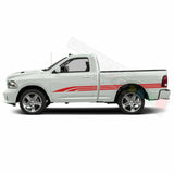 Horn Graphic Side Bed Stripes Decal Sticker for Dodge Ram Regular Cab 3500 str8