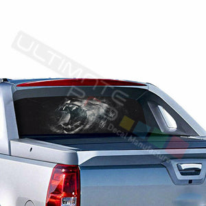 Hunting Designs Rear Window See Thru Sticker Perforated for Chevrolet Avalanche