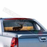 Hunting Designs Rear Window See Thru Sticker Perforated for Chevrolet Avalanche