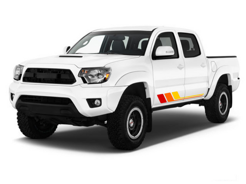 Sticker For Toyota Tacoma Graphic Side Retro Door Stripe Body Kit  Racing 2006-2014