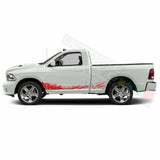 Lower Mud Splash Side Door Stripe Wrap Decal Sticker for Dodge Regular Cab 1500