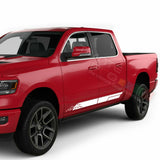 Mountains Graphic Side Doors Stripes Decal Sticker for Dodge Ram Crew Cab 1500