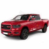 Mountains Side Doors Stripes Wrap Decal Sticker for Dodge Ram Crew Cab 1500 str8