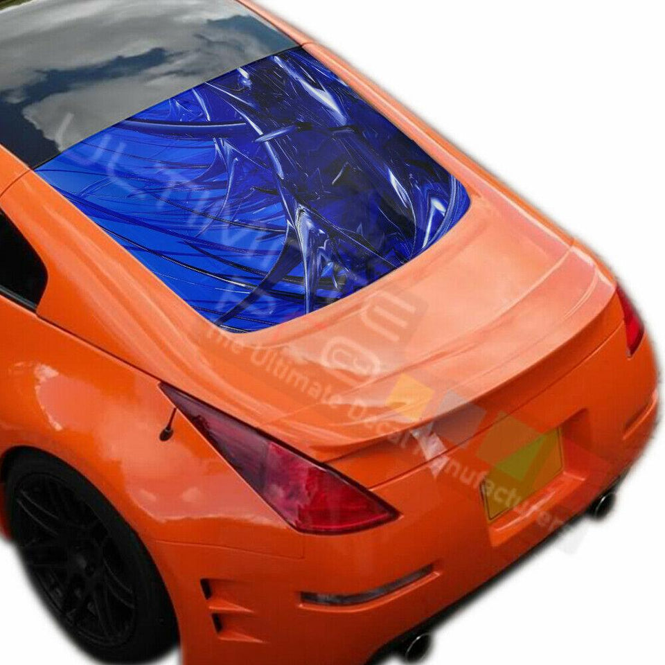 Pattern Designs Decals Window See Thru Stickers Perforated for Nissan 350z 2019