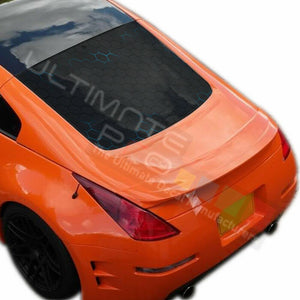 Pattern Designs Decals Window See Thru Stickers Perforated for Nissan 350z 2019