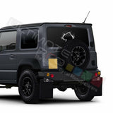 Playing Cards Rear Window See Thru Stickers Perforated for New Suzuki Jimny 2020