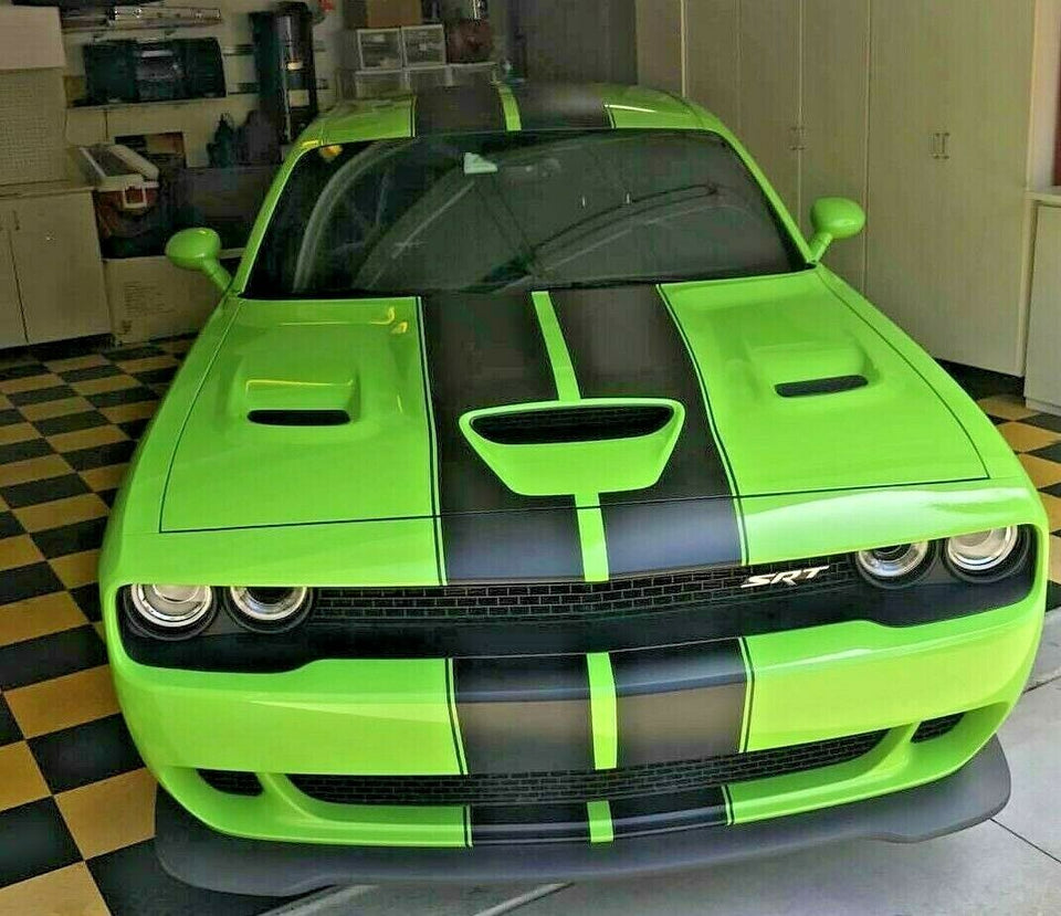 Racing Rally Stripe for Dodge Challenger SRT Hellcat 2014 2015 2018 2019 2020 RT