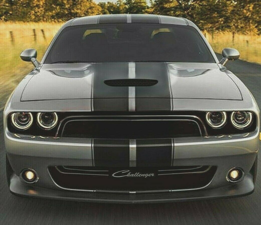 Racing Rally Stripe for Dodge Challenger SRT Hellcat 2014 2015 2018 2019 2020 RT