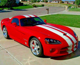 Rally Racing Body Stripe Kit for Dodge Viper SRT T/A VX 2012 2013 2014 2015 2017