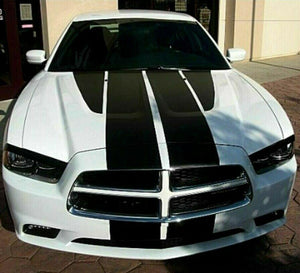 Rally Racing Graphic Stripes Kit for Dodge Charger SRT LX 2009 2010 2011 2012 2013 2014 2015 rt