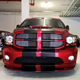 Rally Stripe full Sticker racing Decal Kit for Dodge Ram Headlight Grille Mirror