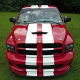 Rally Stripe full Sticker racing Decal Kit for Dodge Ram Headlight Grille Mirror