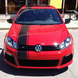 Rally Stripe Kit Sticker for VW Volkswagen Golf MK6 mk7 2014 2015 2016 2017 2018