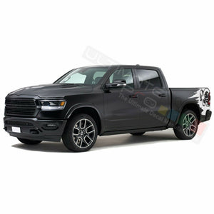 Ram Horn Graphic Side Bed Stripes Decal Sticker for Dodge Ram Crew Cab 3500 Str