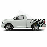 Ram Horn Graphic Side Bed Stripes Decal Sticker for Dodge Ram Regular Cab 1500