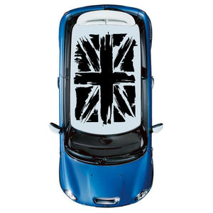 Roof Flag Stripe Sticker Decal For Mini Cooper Mirror scoop Light 2007 - 2019 UK