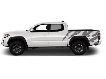 Decal For TOYOTA TACOMA Side Bed Scratch Design Vinyl Sticker