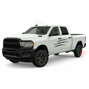 Scratch Graphic Side Bed Stripes Decal Sticker for Dodge Ram Quad Cab 3500 srt8