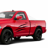 Scratch Graphic Side Bed Stripes Decal Sticker for Dodge Ram Regular Cab 2500