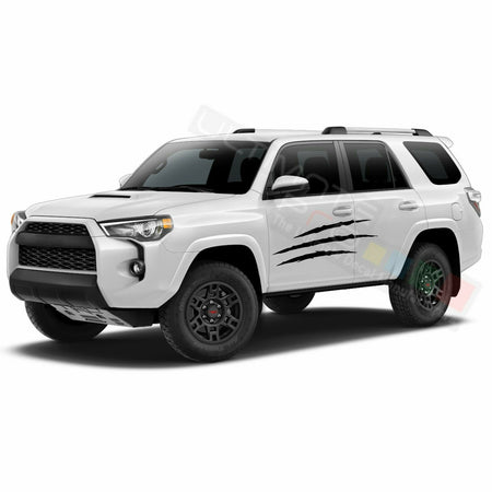 Scratch Graphic Side Bed Stripes Decal Sticker for Toyota 4Runner 2009 2013 2014