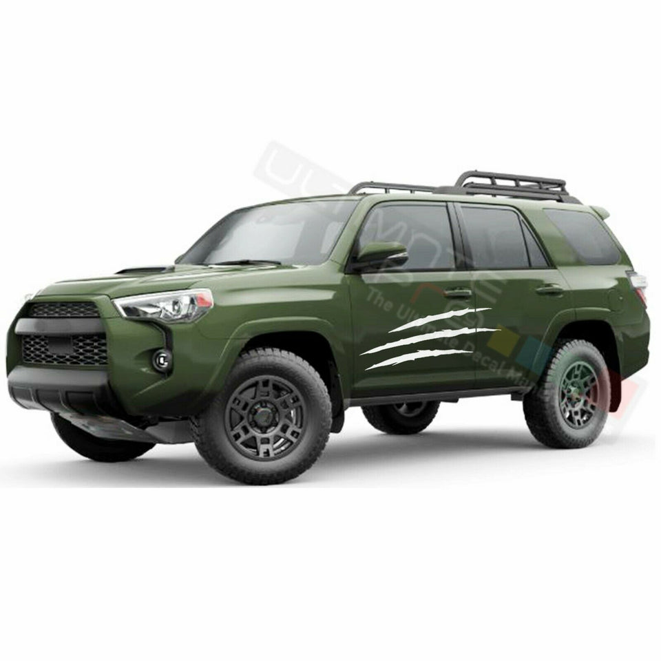 Scratch Graphic Side Bed Stripes Decal Sticker for Toyota 4Runner 2009 2013 2014