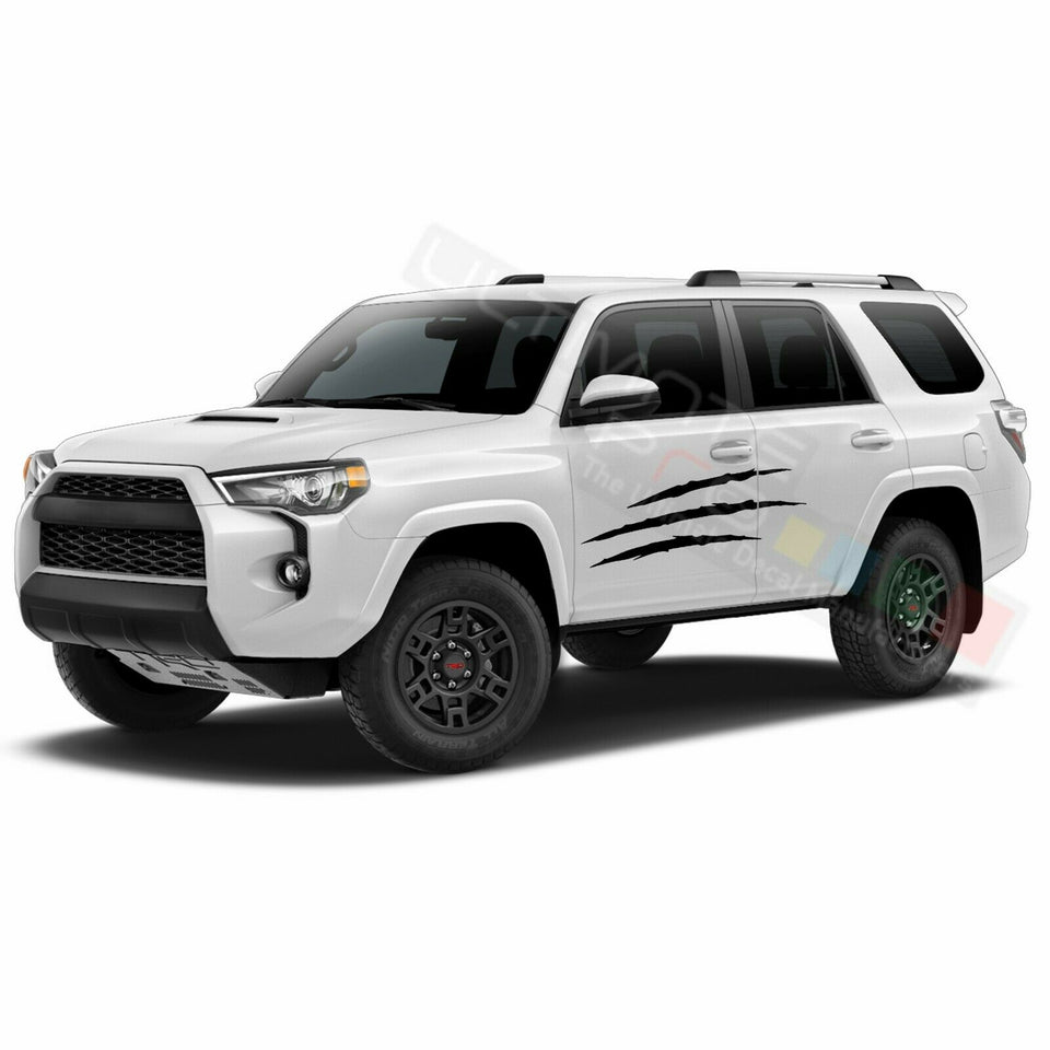 Scratch Graphic Side Bed Stripes Decal Sticker for Toyota 4Runner 2017 2018 2019