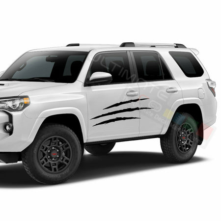 Scratch Graphic Side Bed Stripes Decal Sticker for Toyota 4Runner 2017 2018 2019